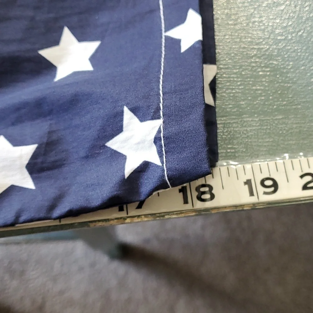 TACKLE & TIDES, AMERICAN FLAG BATHING SUIT.‎  SIZE large. Net linned.